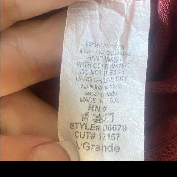 Fashion Nova Mauve Sleeveless Ruched Maxi Dress. Size Large. - Picture 8 of 9